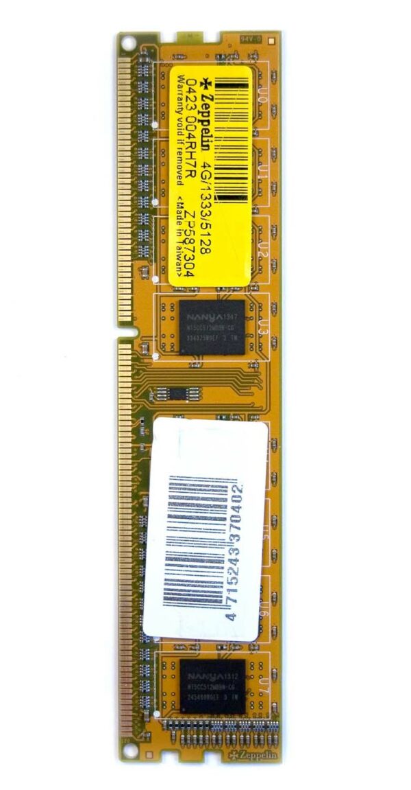 Memorie DDR Zeppelin DDR3 4GB frecventa 1333 MHz, 1 modul, retail „ZE-DDR3-4G1333-b”