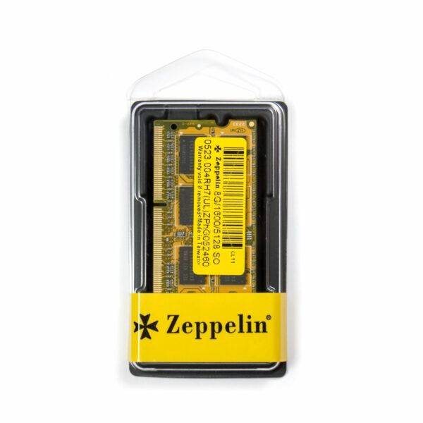 SODIMM Zeppelin, DDR3 8GB, 1600 MHz, retail „ZE-SD3-8G1600”