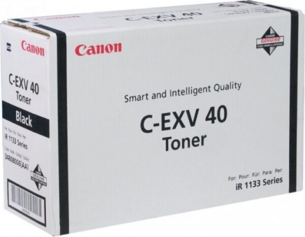 Toner Original Canon Black, EXV40, pentru IR 1133|IR 1133A|IR 1133IF, 6K, incl.TV 0 RON, „CF3480B006AA”