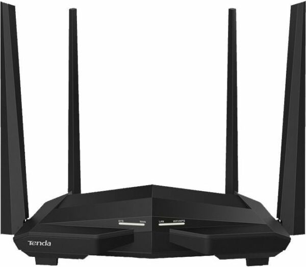 ROUTER Tenda wireless 1200Mbps, 1 x WAN Gigabit, 3 x LAN Gigabit, 4 antene externe, Dual Band AC1200 „AC10” (timbru verde 0.8 lei)