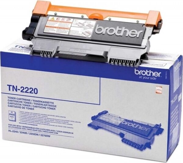 Toner Original Brother Black, TN2220, pentru HL-2240|2250|DCP-7060|7065|7070|MFC-7360|7460|Fax-2845, 2.6K, incl.TV 0 RON, „TN2220”