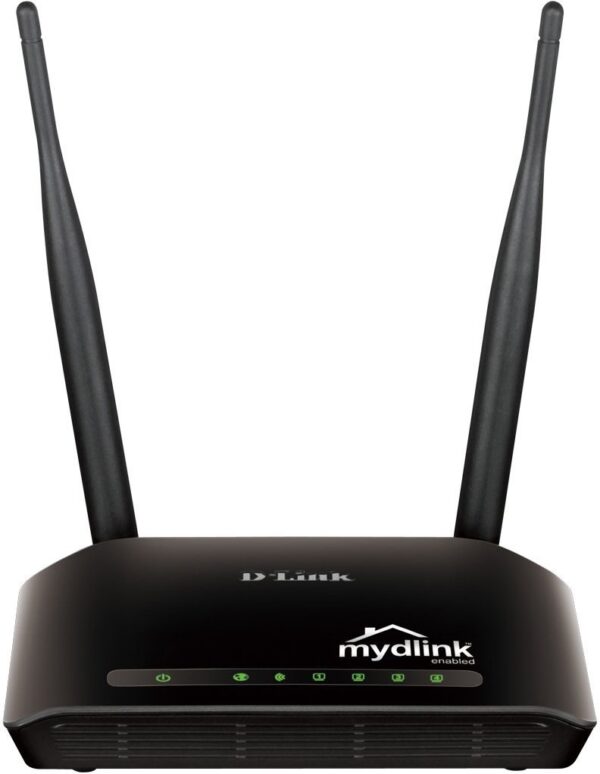 ROUTER D-LINK wireless 300Mbps, 4 porturi 10/100, 2 antene externe, N300 „DIR-605L”/45502199 (timbru verde 0.8 lei)