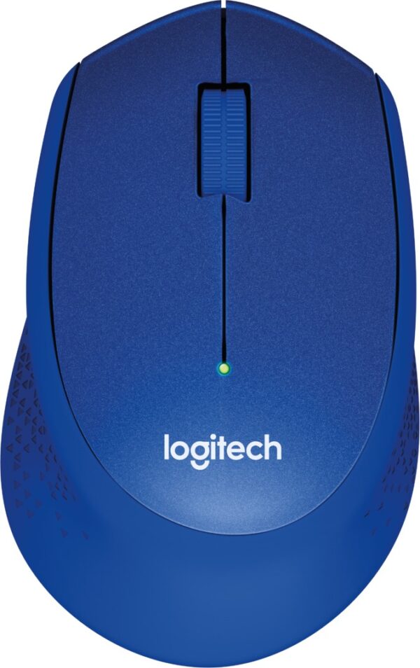 MOUSE LOGITECH, „M330 Silent”, PC sau NB, wireless, 2.4GHz, optic, 1000 dpi, butoane/scroll 3/1, , albastru, „910-004910” (timbru verde 0.18 lei)