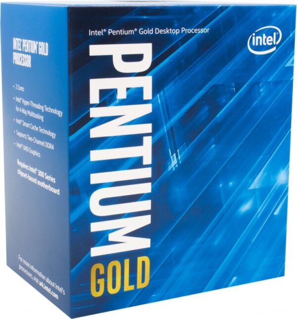 CPU INTEL, skt. LGA 1151 Intel Pentium, G6500, frecventa 3.9 GHz, turbo 3.9 GHz, 2 nuclee, putere 54 W, cooler, „BX80684G5600”