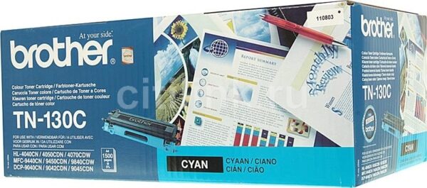 Toner Original Brother Cyan, TN130C, pentru MFC-9440|9450|9840|9040|HL-4070|4040|4050, 1.5K,”TN130C”