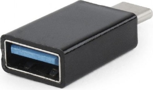 ADAPTOR GEMBIRD, pt. smartphone, USB 3.0 Type-C (T) la USB 3.0 (M), negru, „A-USB3-CMAF-01” (include TV 0.06 lei)