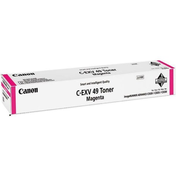 Toner Original Canon Magenta, EXV49M, pentru IR C3320 Advance|IR C3320I Advance|IR C3325I Advance|IR C3330I Advance|IR C3520I Advance|IR C3525I Advance|IR C3530I Advance, 19K,NOPP, „CF8526B002AA”