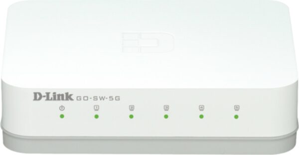 SWITCH D-LINK 5 porturi Gigabit, carcasa plastic, „GO-SW-5G” (timbru verde 2 lei)