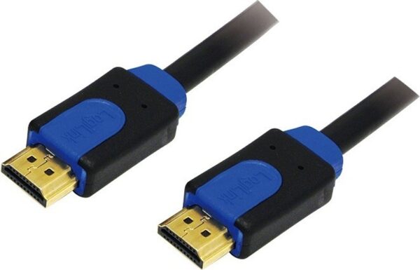 CABLU video LOGILINK, HDMI (T) la HDMI (T), 5m, premium, conectori auriti, rezolutie maxima 4K UHD (3840 x 2160) la 60 Hz, negru, „CHB1105” (timbru verde 0.8 lei)