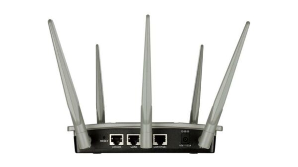 ACCESS POINT D-LINK wireless 1750Mbps, 2 x Gigabit, 6 antene externe, 802.3at PoE, Dual Band AC1750, „DAP-2695” (timbru verde 0.8 lei)