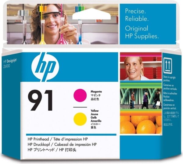 Cap Printare Original HP Magenta/Yellow, nr.91, pentru DesignJet Z6100, , (timbru verde 0.15 lei), „C9461A”