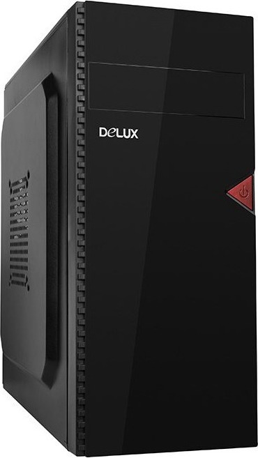 CARCASA DELUX Middle-Tower ATX, sursa 450 (230W for 450W Desktop PC), USB+Audio, (Black), „DW603”