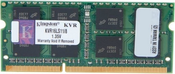 SODIMM Kingston, 8GB DDR3, 1600 MHz, „KVR16LS11/8”
