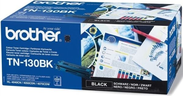 Toner Original Brother Black, TN130BK, pentru MFC-9440|9450|9840|9040|HL-4070|4040|4050, 2.5K,”TN130BK”