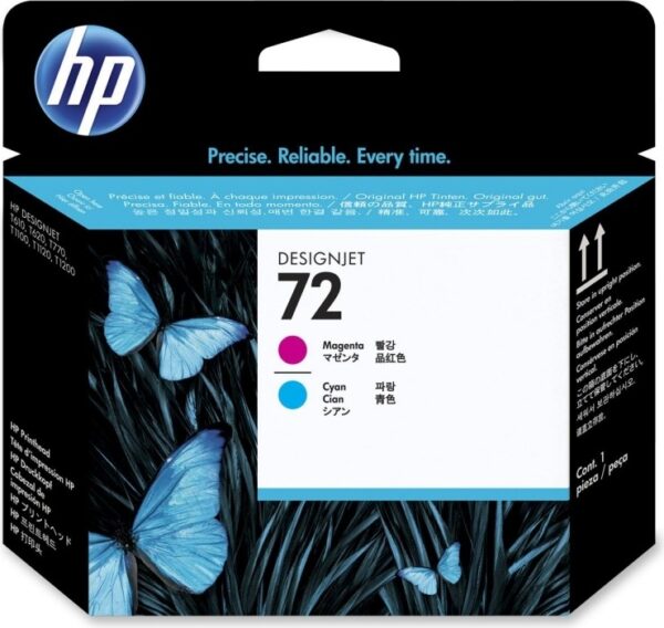 Cap Printare Original HP Magenta/Cyan, nr.72, pentru DesignJet T1100|1120|1200|1300|2300|T610|620|770|790, , (timbru verde 0.15 lei), „C9383A”