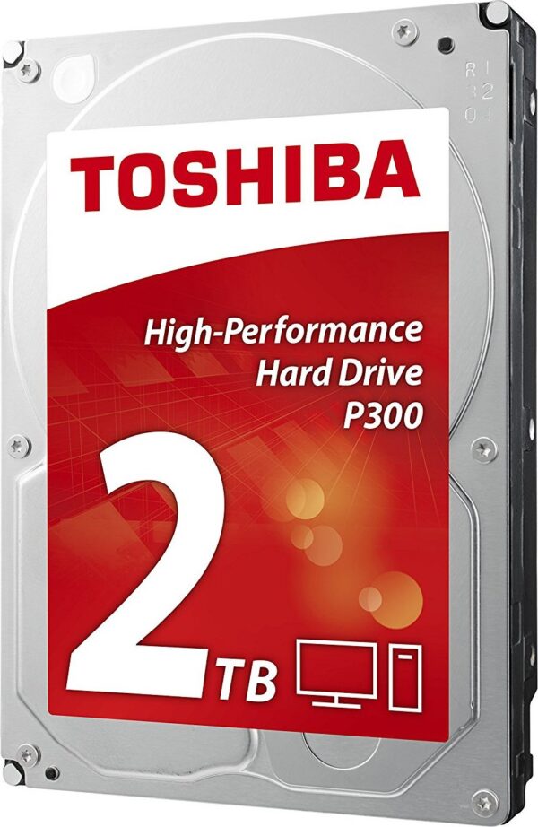 HDD TOSHIBA 2 TB, P300, 7.200 rpm, buffer 64 MB, pt. desktop PC, „HDWD120UZSVA”