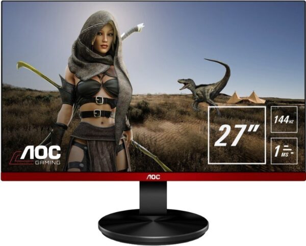 MONITOR AOC 27″ gaming, TN, Full HD (1920 x 1080), Wide, 400 cd/mp, 1 ms, VGA, HDMI x 2, DisplayPort, „G2790PX” (timbru verde 7 lei)