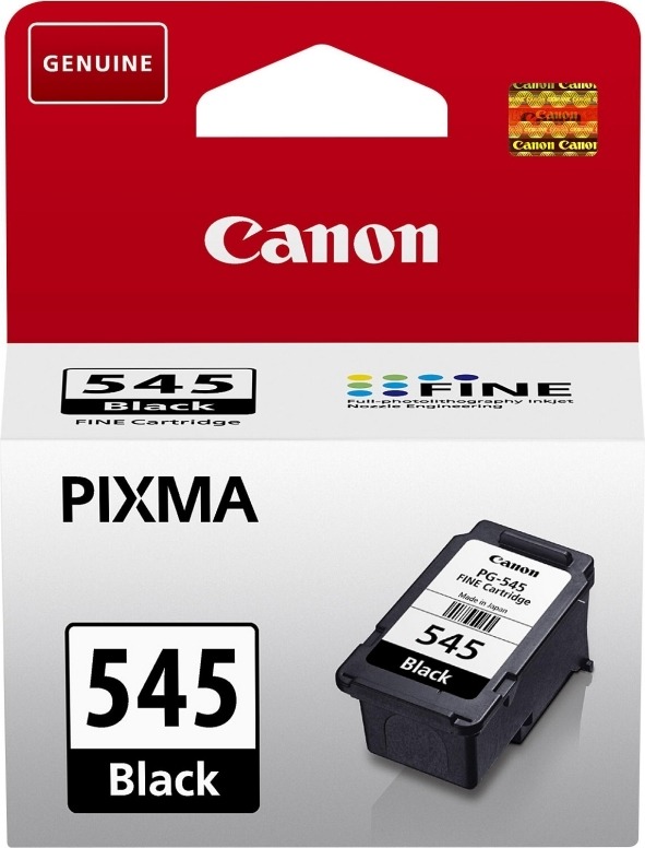 Cartus Cerneala Original Canon Black, PG-545, pentru Pixma IP2850|MG2450|MG2455|MG2550|MG2550S|MG2950|MG3050|MG3051|MG3052|MG3053|MX495 Black|MX495 White|TR4550|TS205|TS305|TS3150|TS315, , incl.TV 0.11 RON, „BS8287B001AA”