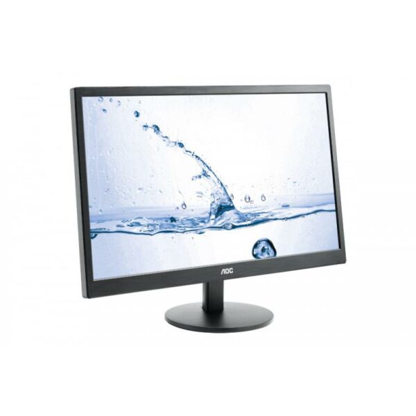 MONITOR AOC 23.6″, home, office, MVA, Full HD (1920 x 1080), Wide, 250 cd/mp, 5 ms, VGA, HDMI x 2, „M2470SWH” (timbru verde 7 lei)