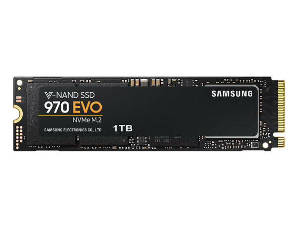 SSD SAMSUNG, Gen3 x 4, 970 EVO, 1 TB, M.2, PCIe Gen3.0 x4, V-Nand 3bit MLC, R/W: 3500/2500 MB/s, „MZ-V7E1T0BW”