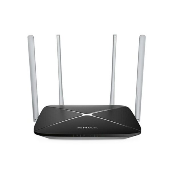 ROUTER MERCUSYS wireless 1200Mbps, 4 porturi 10/100Mbps, Dual Band AC1200 „AC12” (timbru verde 0.8 lei) 692884
