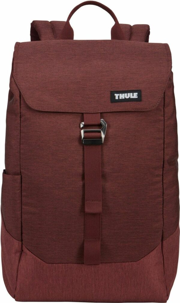 RUCSAC THULE, pt. notebook de max. 15″, 1 compartiment, buzunar lateral x 2, waterproof, volum 16 litri, poliester, visiniu, „Lithos”, „TLBP-113 DARK BURGUNDY” / 3203629