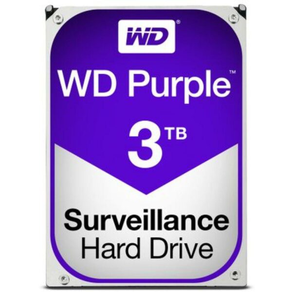 HDD WD 3 TB, Purple, 5.400 rpm, buffer 64 MB, pt. supraveghere, „WD30PURZ”