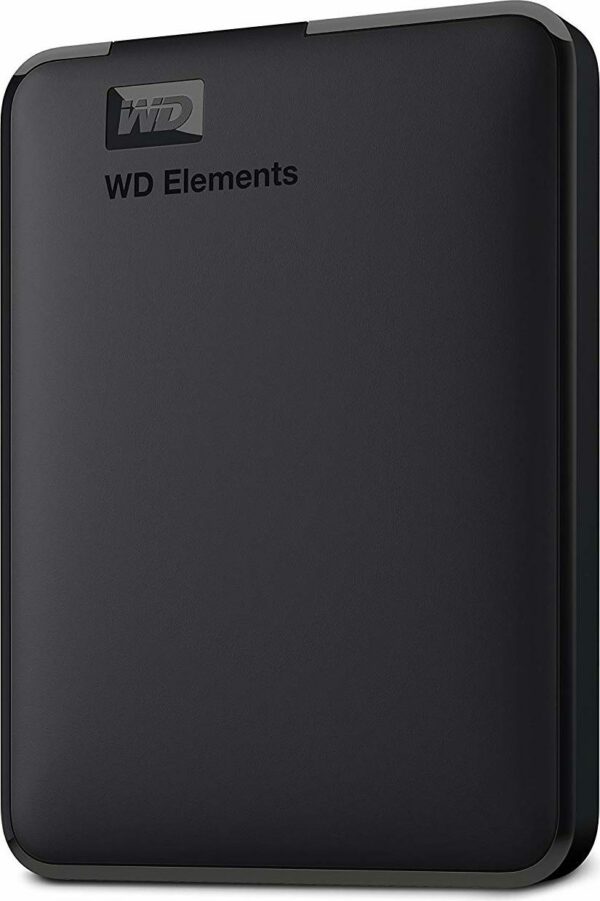 HDD extern WD 1 TB, Elements, 2.5 inch, USB 3.0, negru, „WDBUZG0010BBK-WESN” (timbru verde 0.8 lei)