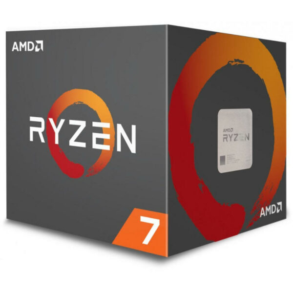 CPU AMD, skt. AM4 AMD Ryzen 7, 2700X, frecventa 3.7 GHz, turbo 4.3 GHz, 8 nuclee, putere 105 W, cooler, „YD270XBGAFBOX”