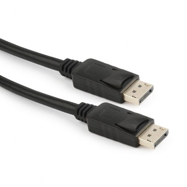 CABLU video GEMBIRD, DisplayPort (T) la DisplayPort (T), 1m, rezolutie maxima 4K (3840 x 2160) la 60 Hz, negru, „CC-DP-1M” (timbru verde 0.18 lei)