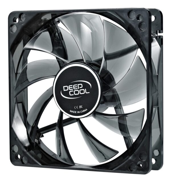 VENTILATOR DEEPCOOL PC WIND BLADE 120, 120x120x25 mm, 4 blue LED, Hydro Bearing,”DP-FLED-WB120″