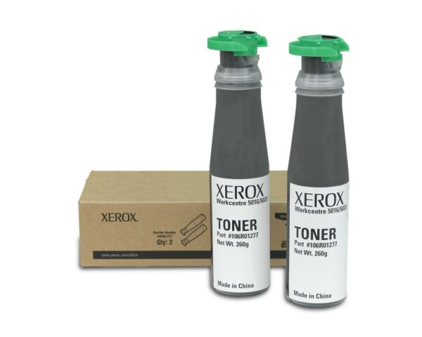 Dual-Pack Original Xerox Black, 106R01277, pentru WC 5016|WC 5020, 2×6.3K, (timbru verde 1.2 lei) , „106R01277”