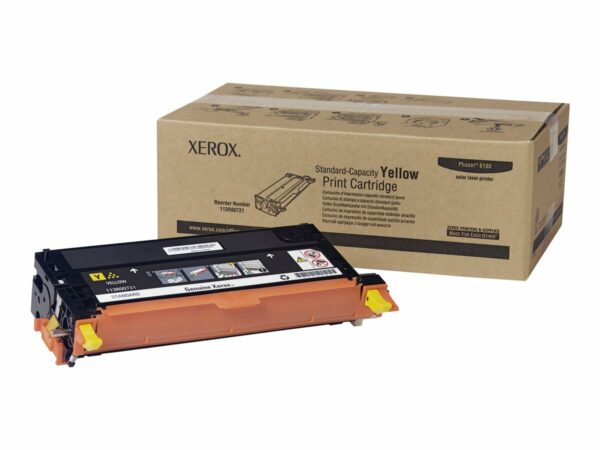 Toner Original Xerox Yellow, 113R00721, pentru Ph 6180, 2K, (timbru verde 1.2 lei) , „113R00721”