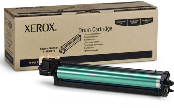 Drum Unit Original Xerox Black, 113R00671, pentru M20|4118, 20K, (timbru verde 0.8 lei), „113R00671”