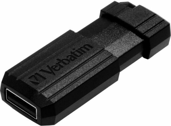 MEMORIE USB VERBATIM PINSTRIPE 64GB USB 2.0 NEGRU „49065” (TIMBRU VERDE 0.03 LEI)