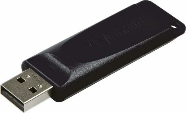 MEMORIE USB VERBATIM STORE xxxxNxxxx GO SLIDER 16GB USB 2.0 NEGRU „98696” (TIMBRU VERDE 0.03 LEI)