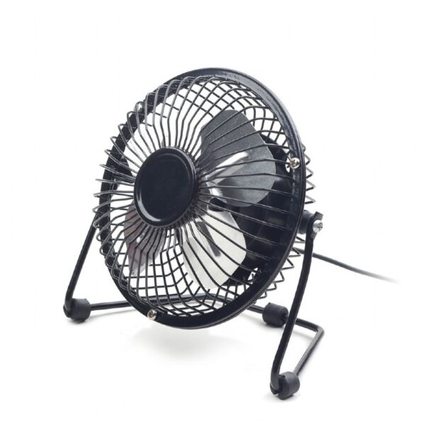 VENTILATOR GEMBIRD de birou, 4″ 145x141mm, corp de metal, functie inclinare pt ajustare flux de aer, on-off, black, Gembird „NF-03”