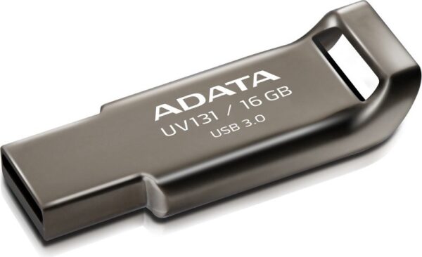 MEMORIE USB 3.1 ADATA 16 GB, clasica, carcasa aliaj zinc, gri, „AUV131-16G-RGY” (include TV 0.03 lei)
