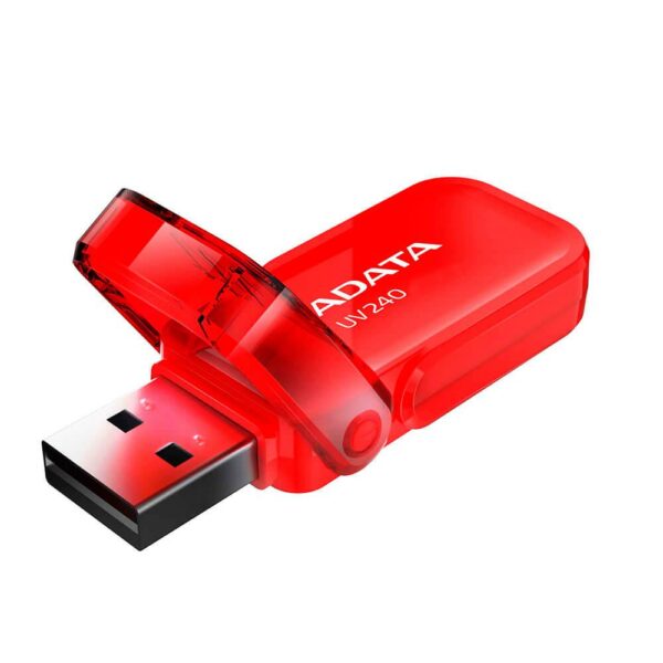 MEMORIE USB 2.0 ADATA 32 GB, cu capac, carcasa plastic, rosu, „AUV240-32G-RRD” (timbru verde 0.03 lei)