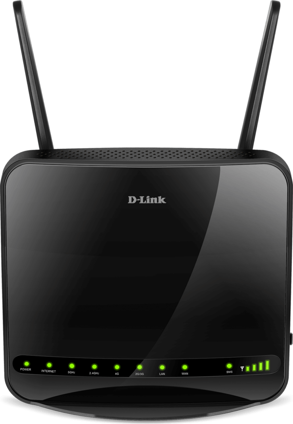 ROUTER D-LINK wireless. 4G LTE (desktop), 1200Mbps, 4 porturi 10/10/1000Mbps, 2 antene externe, slot SIM 4G/3G „DWR-953” (include TV 1.75lei)
