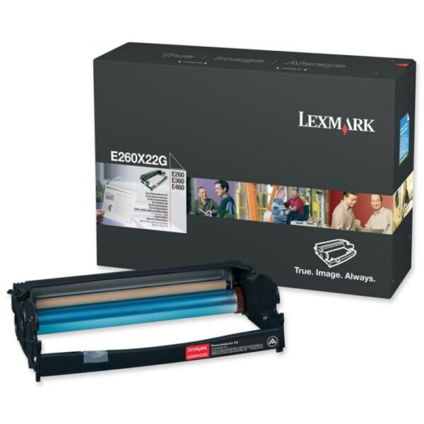 Drum Unit Original Lexmark Black, E260X22G, pentru E260, 30K, (timbru verde 0.8 lei), „E260X22G”