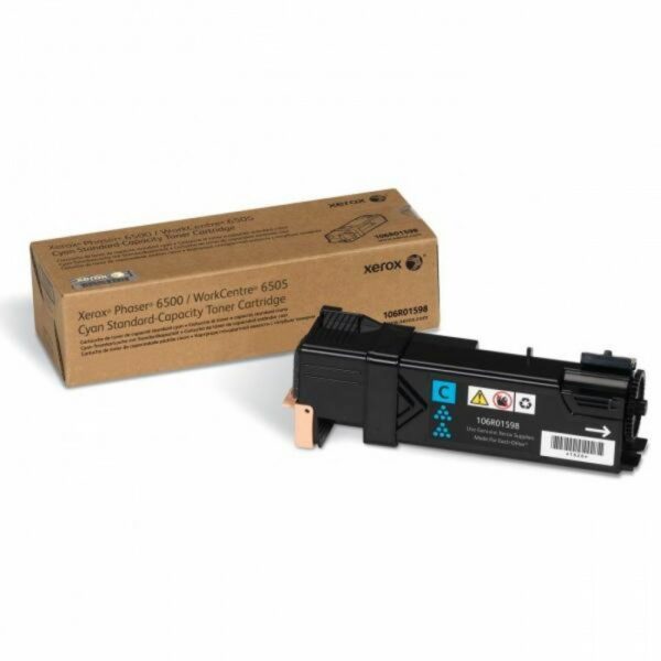 Toner Original Xerox Cyan, 106R01598, pentru Ph 6500|WC 6505, 1K, (timbru verde 1.2 lei) , „106R01598”