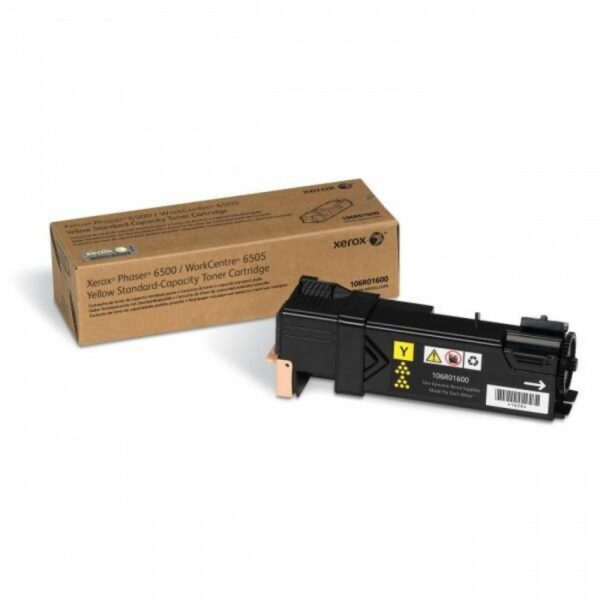 Toner Original Xerox Yellow, 106R01600, pentru Ph 6500|WC 6505, 1K, (timbru verde 1.2 lei) , „106R01600”