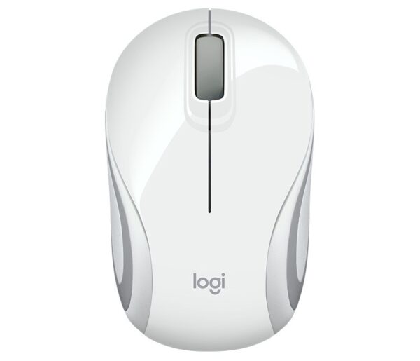 MOUSE LOGITECH, „M187”, PC sau NB, wireless, 2.4GHz, optic, 1000 dpi, butoane/scroll 3/1, , alb, „910-002735” (timbru verde 0.18 lei)