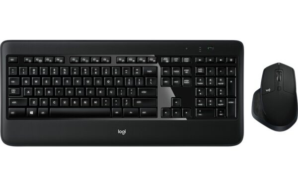 KIT wireless & bluetooth LOGITECH, tastatura wireless + mouse wireless laser, negru, „MX900” „920-008879” (include TV 0.8lei)