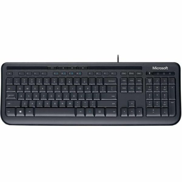 TASTATURI MICROSOFT, cu fir, 109 taste format standard (104-108 taste), USB, negru, „ANB-00019” (timbru verde 0.8 lei)