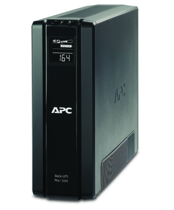 UPS APC, ” Back-UPS RS”, Line Int. cu management, tower, 1500VA/865W, AVR, Schuko x 4, 1 x baterie APCRBC124, display LCD, back-up 11 – 20 min., „BR1500G-GR”, SP prelungire garantie(WBEXTWAR1YR-SP-01/WBEXTWAR3YR-SP-01), (include TV 8.00 lei)