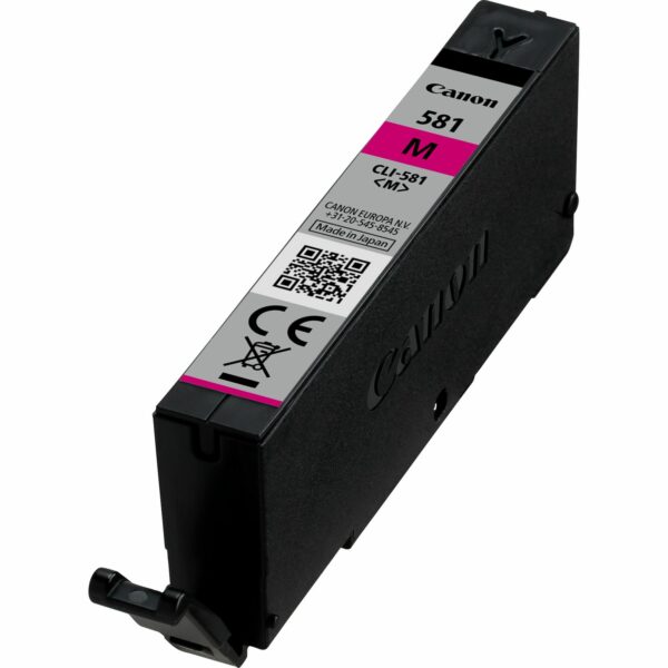 Cartus Cerneala Original Canon Magenta, CLI-581M, pentru Pixma TR7550|TR8550|TS6150|TS6250|TS705|TS8150|TS8250|TS9150|TS9155|TS9550, , (timbru verde 0.15 lei), „2104C001AA”