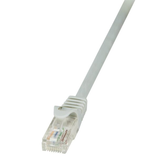 PATCH CORD UTP LOGILINK Cat5e, cupru-aluminiu, 3 m, gri, AWG26, „CP1062U” (timbru verde 0.08 lei)