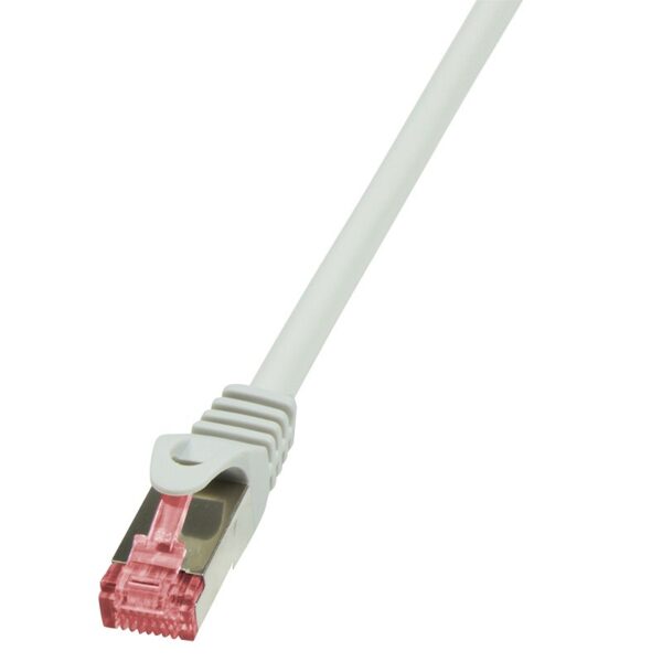 PATCH CORD S/FTP LOGILINK Cat6, LSZH, cupru, 1 m, gri, AWG27, dublu ecranat „CQ2032S” (timbru verde 0.08 lei)